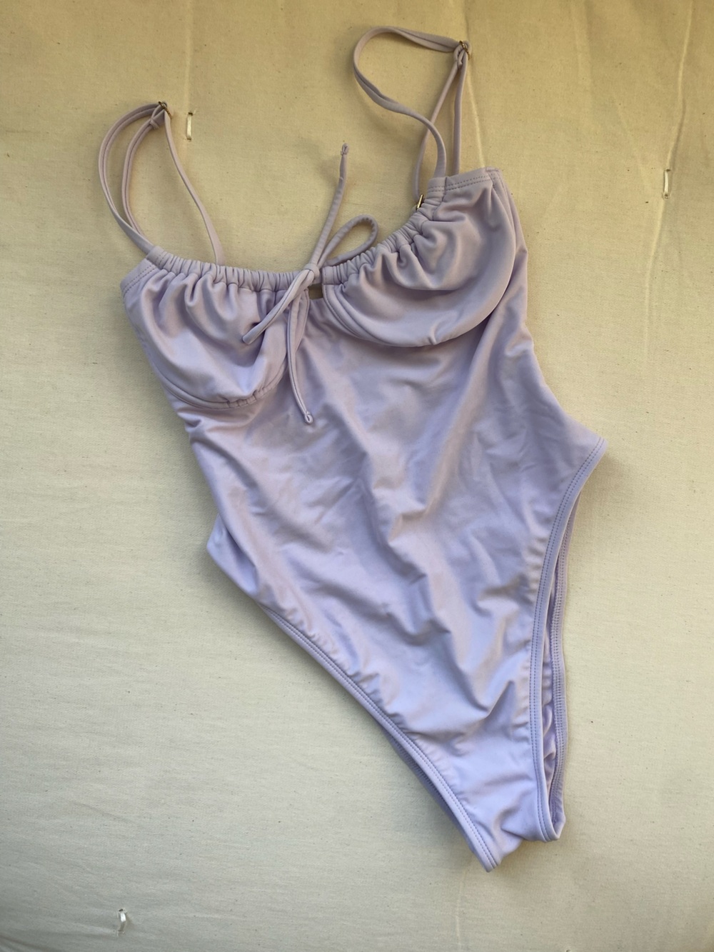 Lavender One-Piece Swimsuit